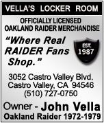 Officially Licensed Raider Merchandise In Castro Valley